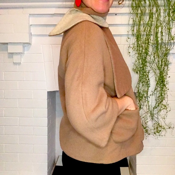 Wool/Angora 3/4 sleeve jacket - Picture 4 of 12